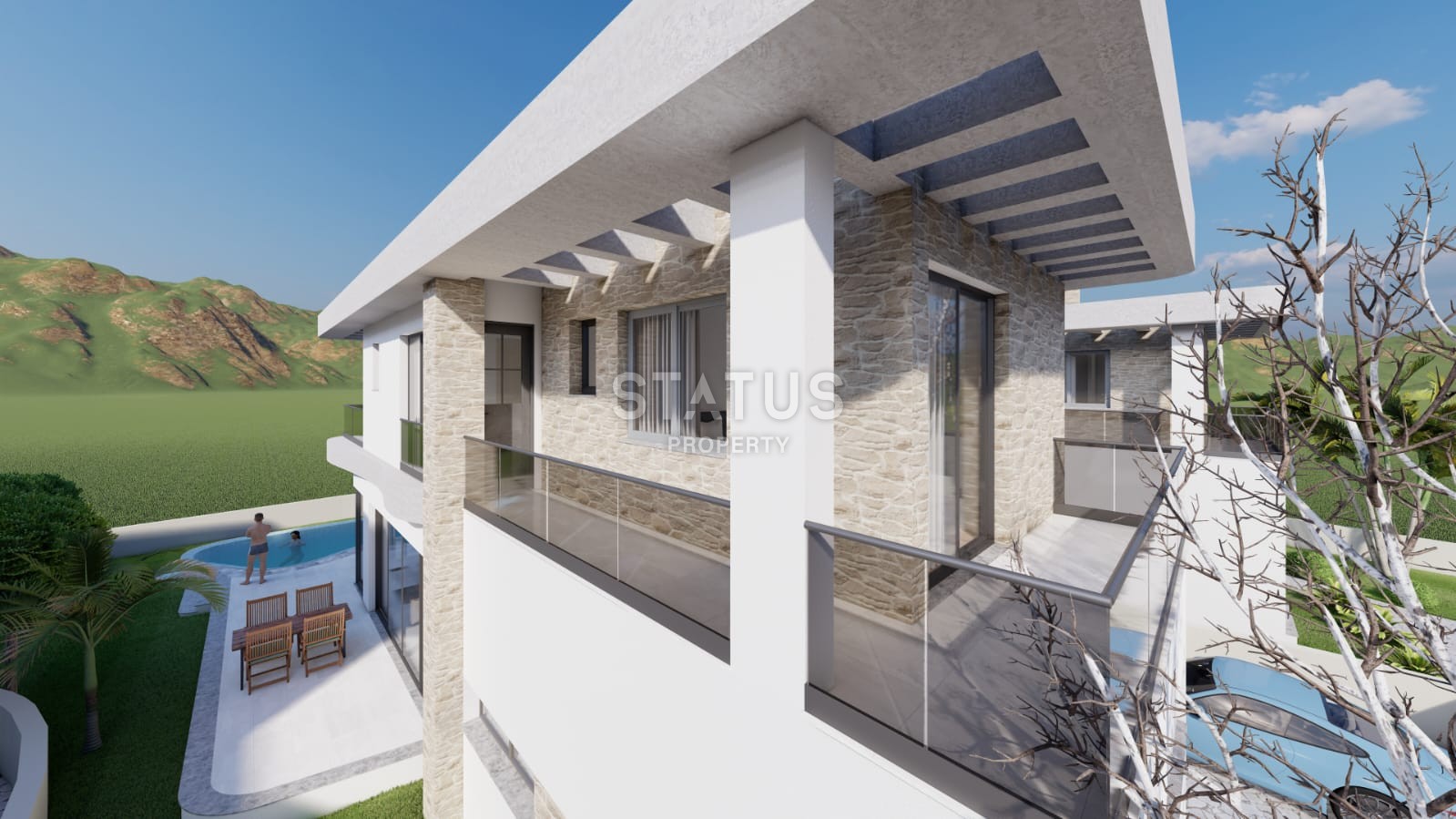 Современная вилла 4+1 (335 м?) в новом комплексе в Лапте фото 27