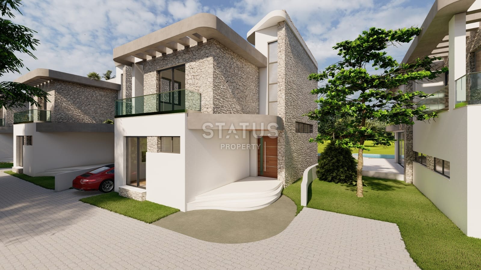 Современная вилла 4+1 (335 м?) в новом комплексе в Лапте фото 30