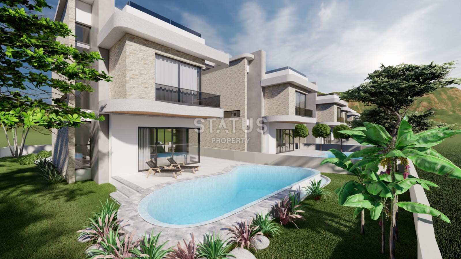 Современная вилла 4+1 (335 м?) в новом комплексе в Лапте фото 35