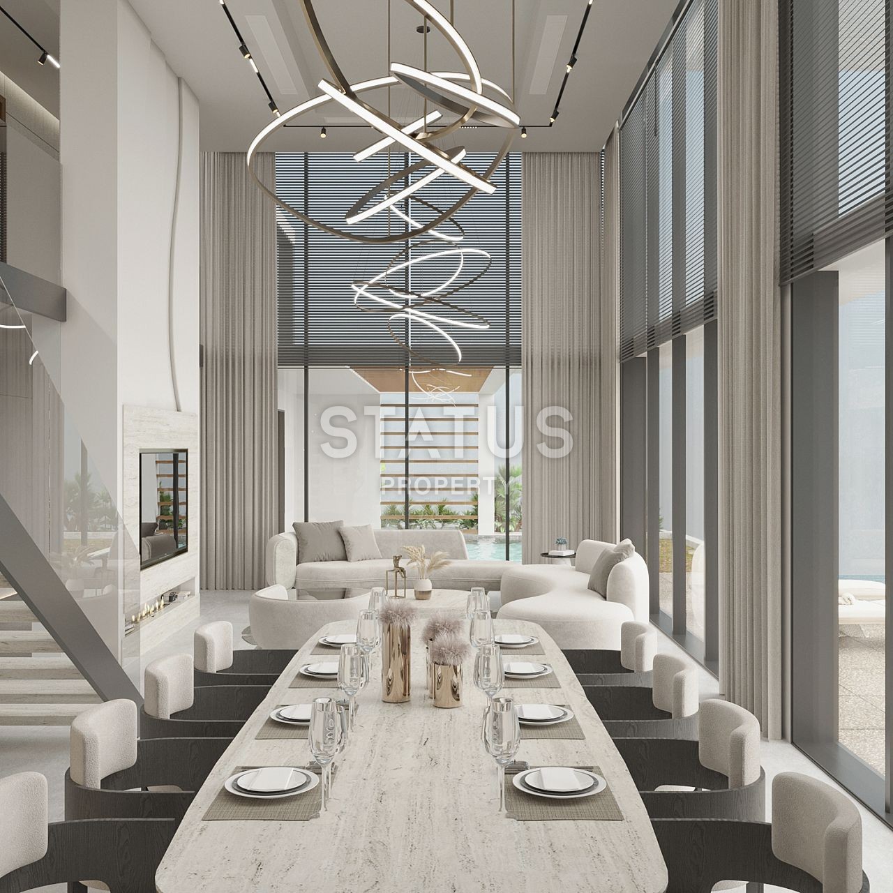 Villa Luxuru 4+1 (273 m2) on the first coastline in Esentepe фото 25