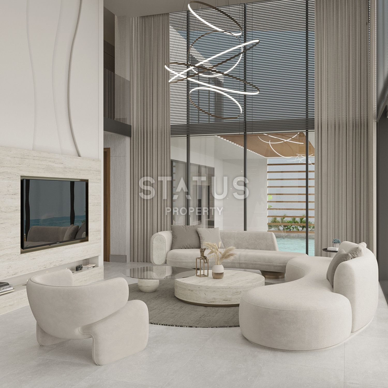 Villa Luxuru 4+1 (273 m2) on the first coastline in Esentepe фото 26