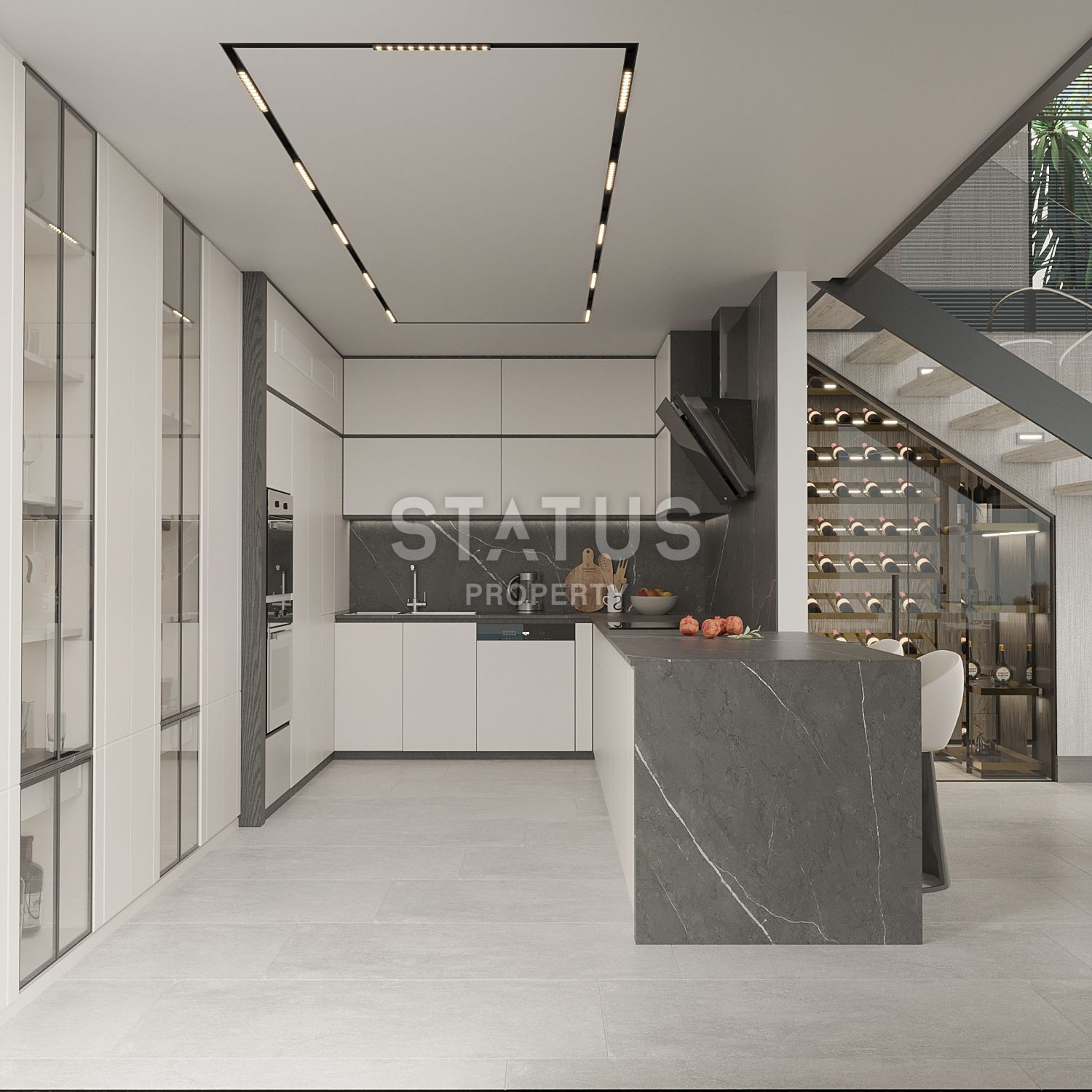 Villa Luxuru 4+1 (273 m2) on the first coastline in Esentepe фото 27