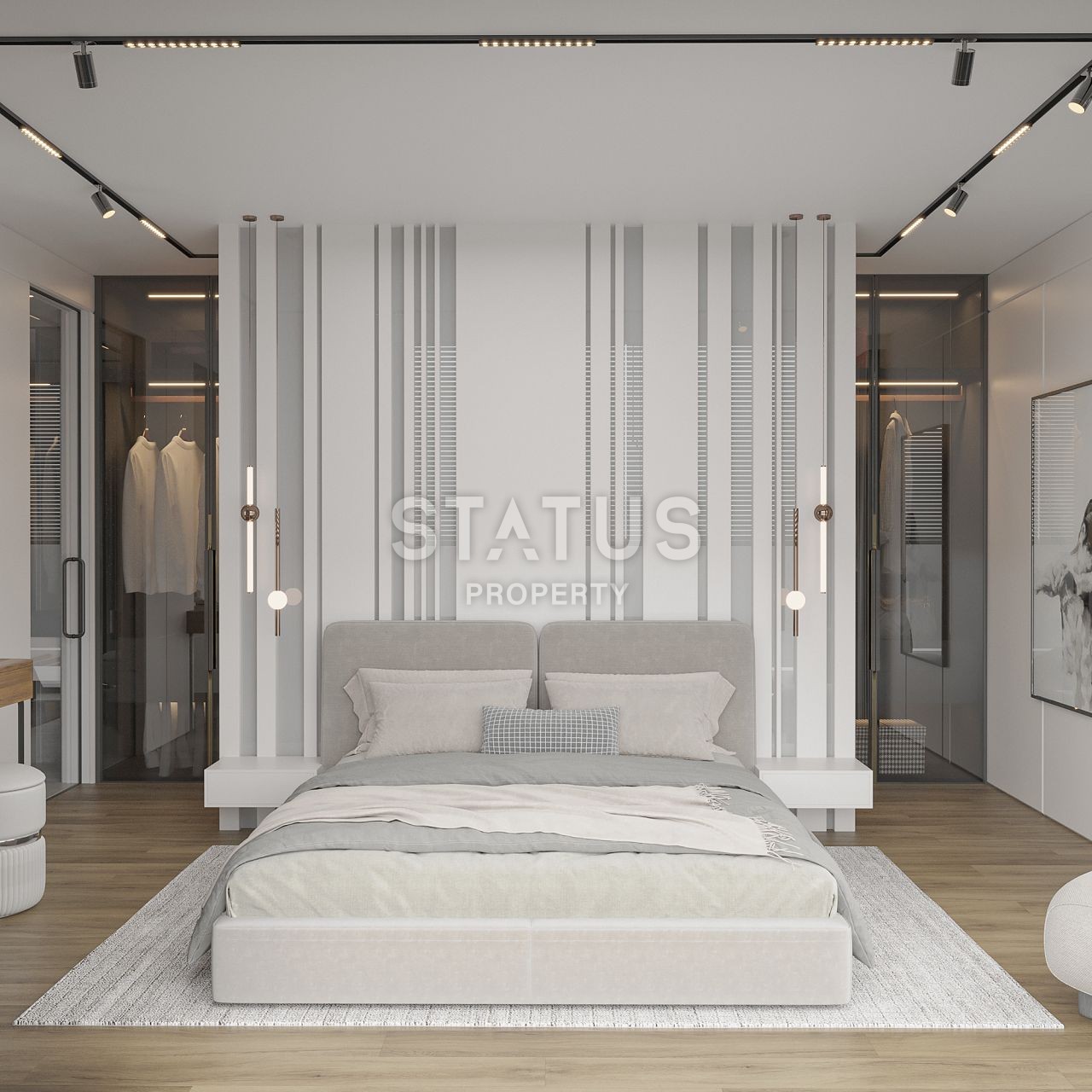 Villa Luxuru 4+1 (273 m2) on the first coastline in Esentepe фото 34