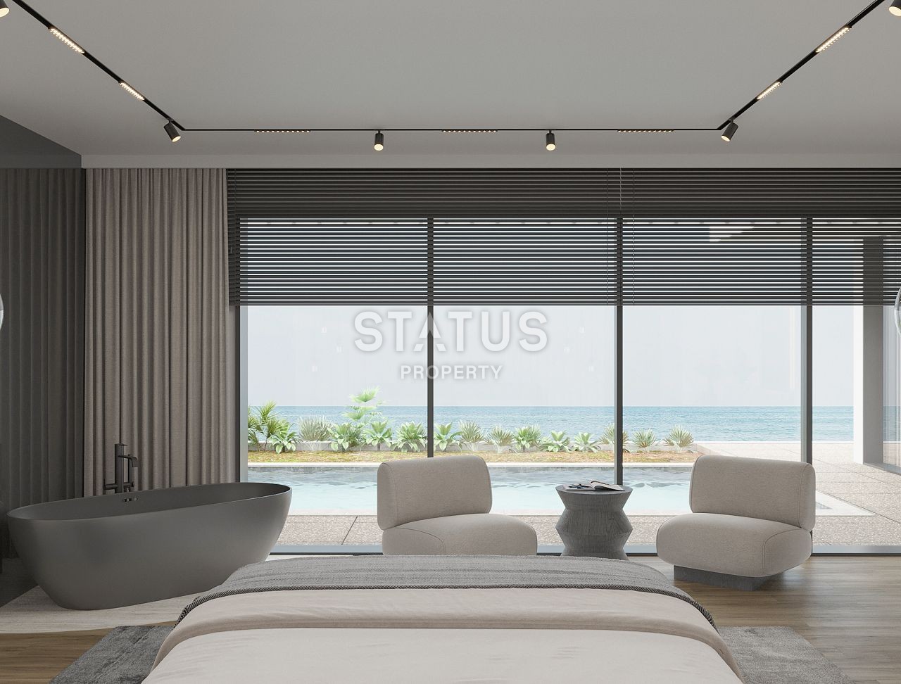 Villa Luxuru 4+1 (273 m2) on the first coastline in Esentepe фото 39