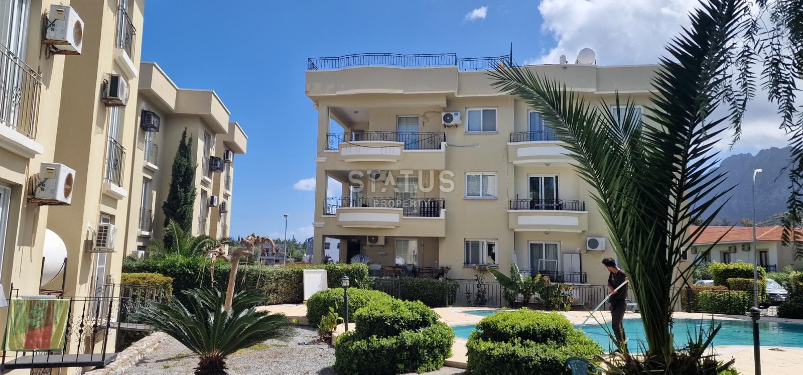 Квартира 3+1 ( 125 м2) c верхней террасой ( 60 м2) в тихом и уютном комплексе в Алсанджаке фото 12