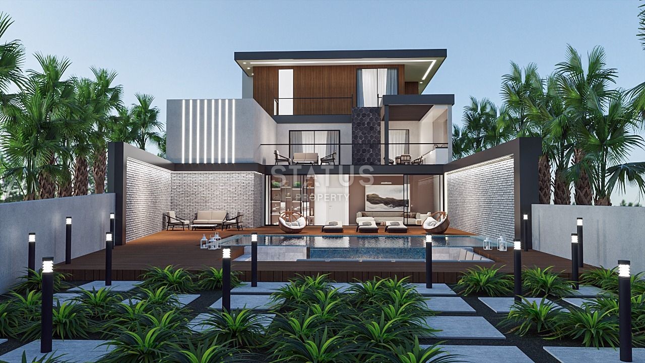 Вилла 3+2 (390 м?)  с бассейном 45 м? в Искеле фото 6