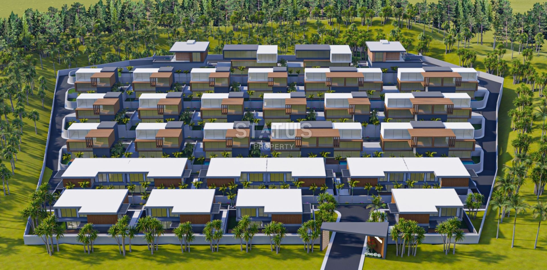 Вилла 3+2 (390 м?)  с бассейном 45 м? в Искеле фото 9