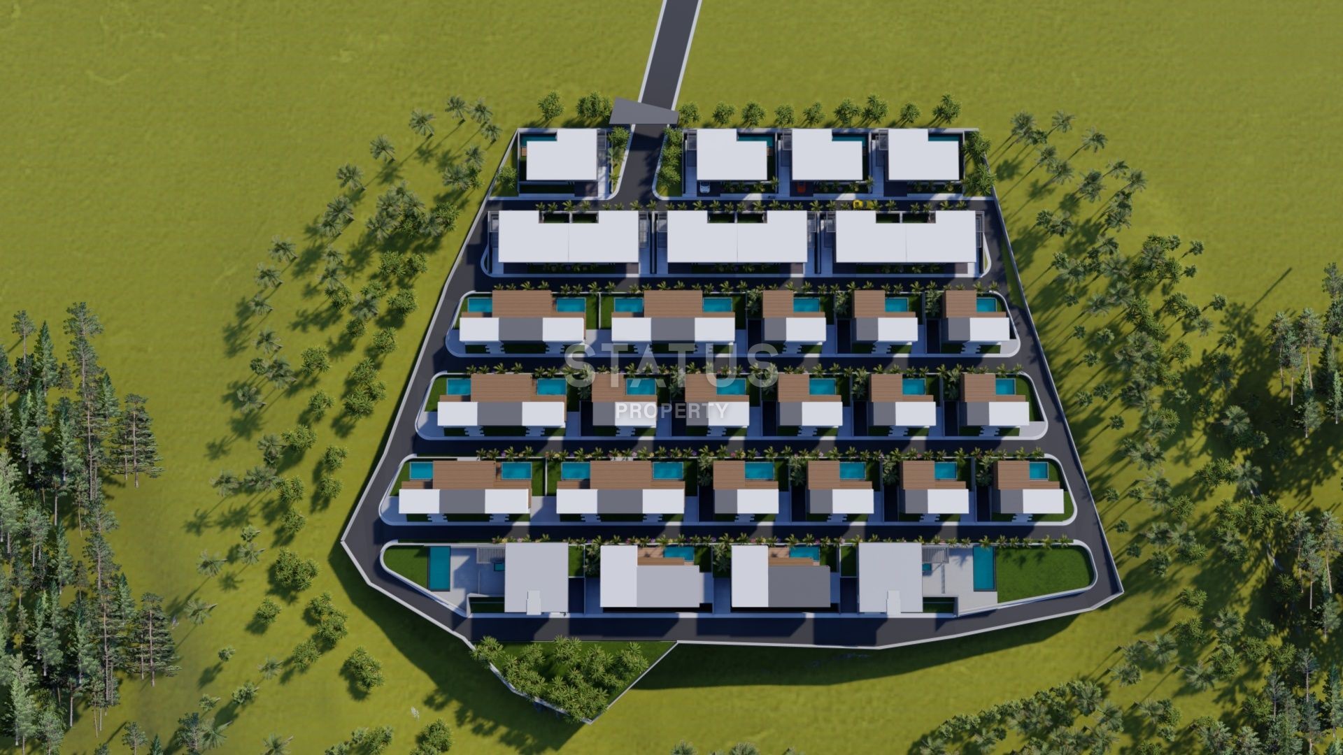 Вилла 3+2 (390 м?)  с бассейном 45 м? в Искеле фото 10