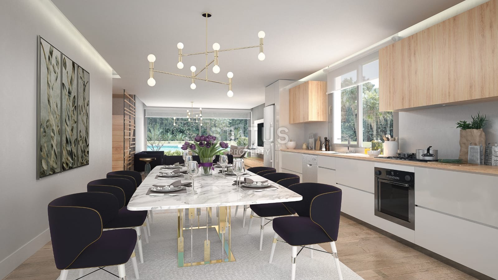 Villa 4+1 (200 m?) in a new complex in Lapta фото 10