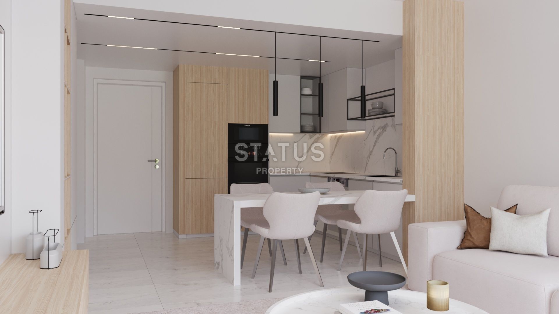 Квартира 1+1 (61 м? ) с палисадником и террасой в 800 метрах от моря фото 17