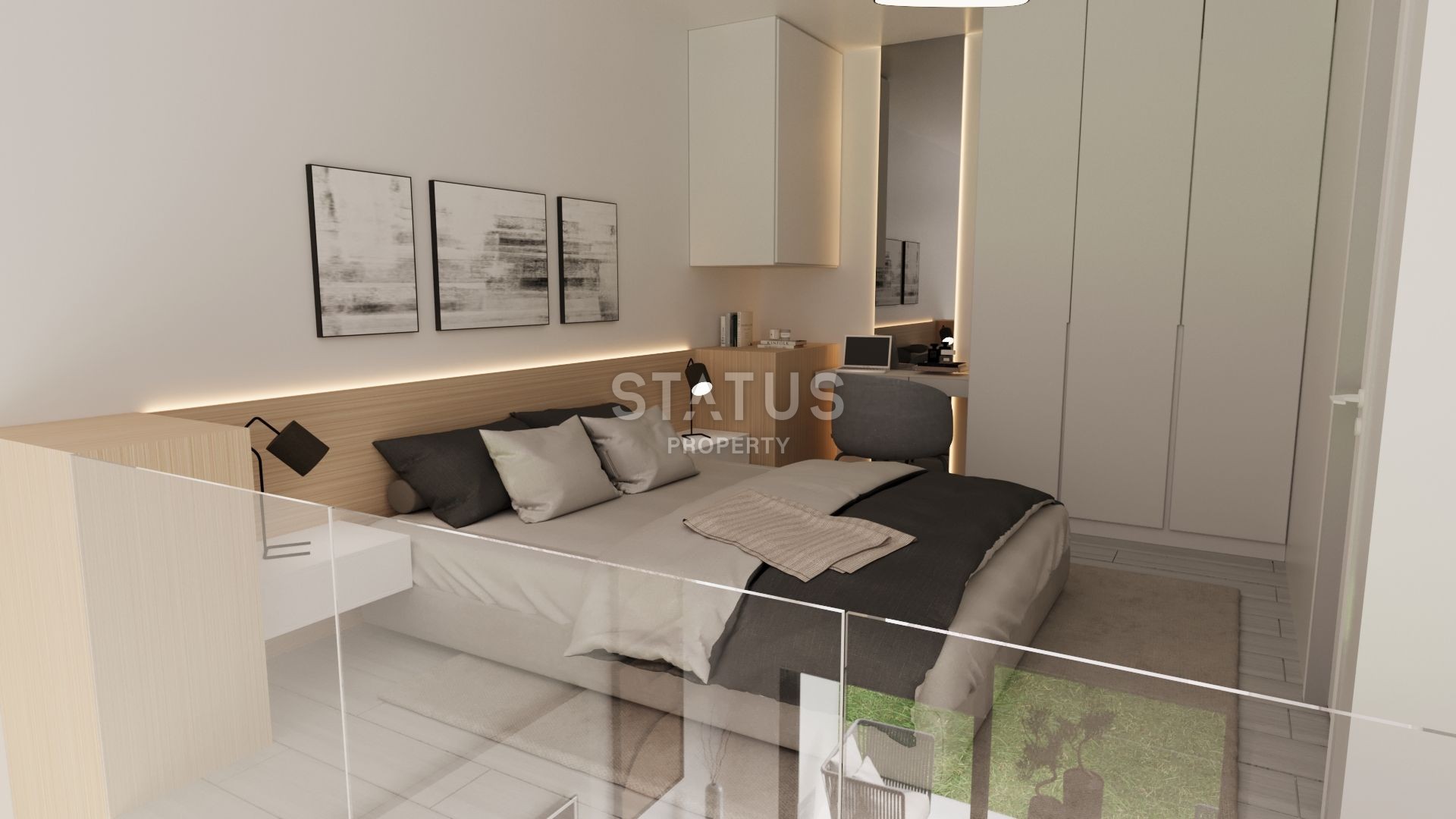 Квартира 1+1 ( 55 м?) Duplex с балконом в новом комплексе в Боазе фото 1