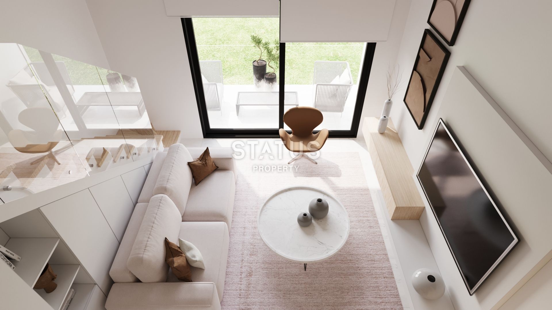 Квартира 1+1 ( 55 м?) Duplex с балконом в новом комплексе в Боазе фото 4