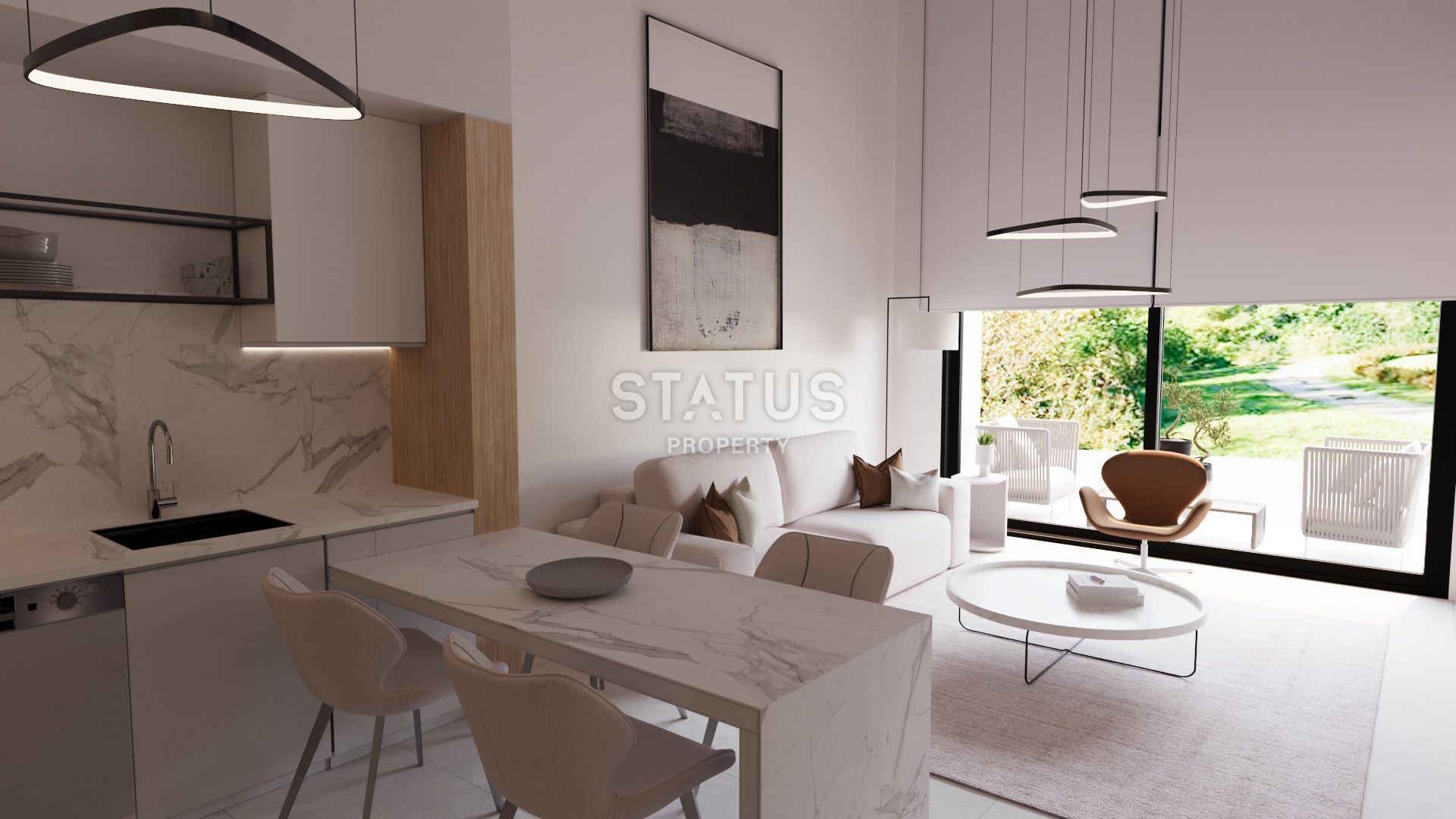 Apartment 2+1 (90 m?) Duplex with a balcony (20 m? ) in a new complex in Boaz фото 7