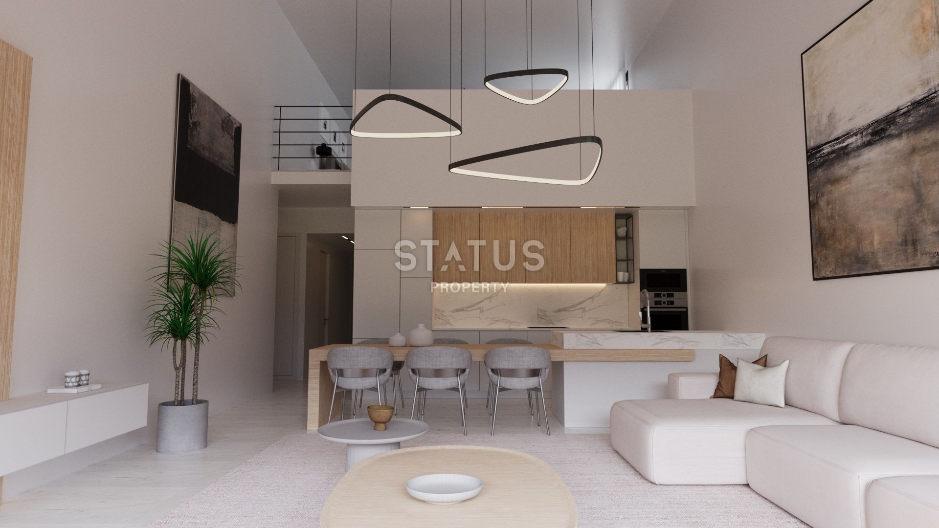 Квартира 3+1 Duplex (145 м?) с балконом  (29 м?) в новом комплексе в Боазе  фото 12