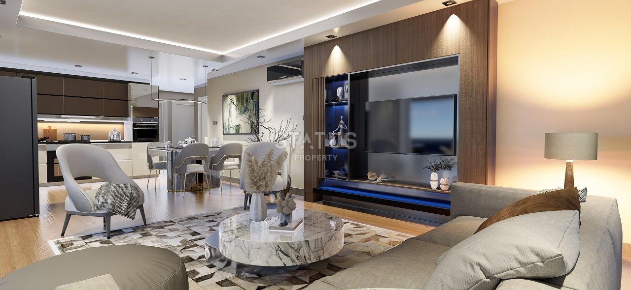 Квартира 2+1 ( 127 м?) в элитном комплексе в 800 м от пляжа long beach фото 12