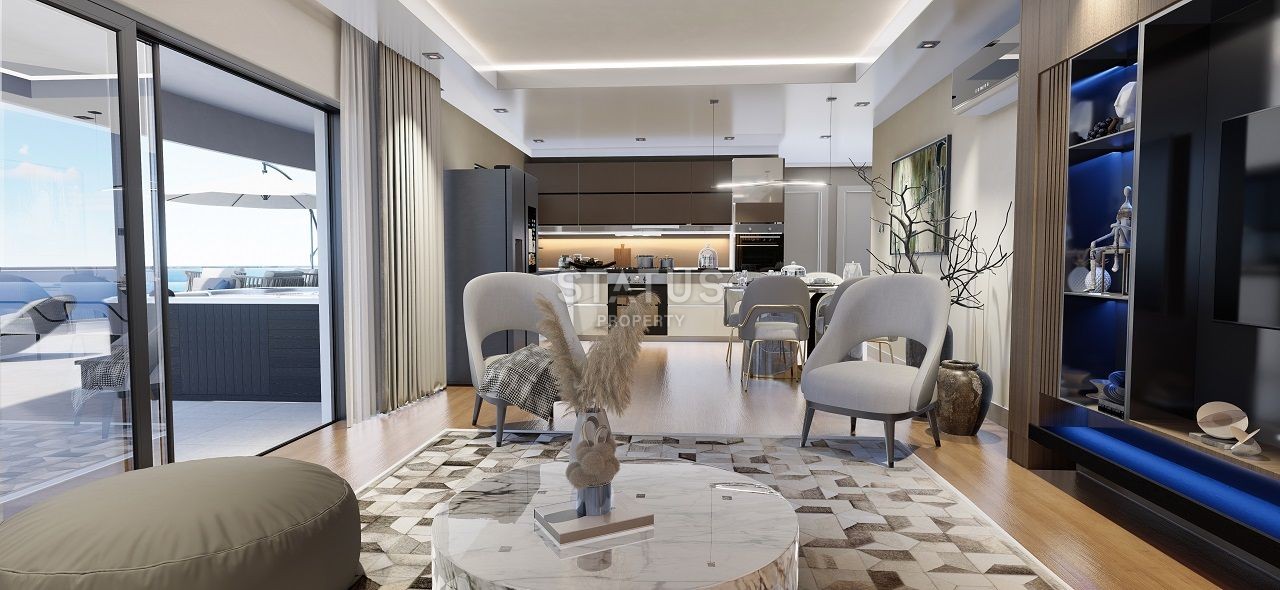 Квартира 2+1 ( 127 м?) в элитном комплексе в 800 м от пляжа long beach фото 13