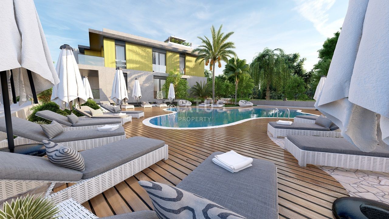 Квартира 1+1 (49 м?) с собственным садом в уютном комплексе в Алсанджаке фото 11