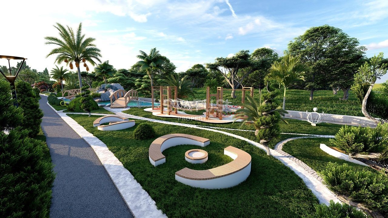 Квартира 1+1 (49 м?) с собственным садом в уютном комплексе в Алсанджаке фото 16