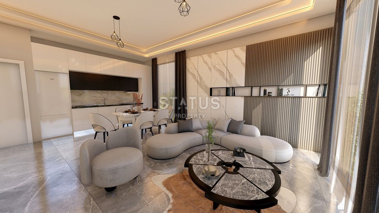 Квартира 2+1 (74 м?) с террасой на крыше в уютном комплексе в Алсанджаке фото 4