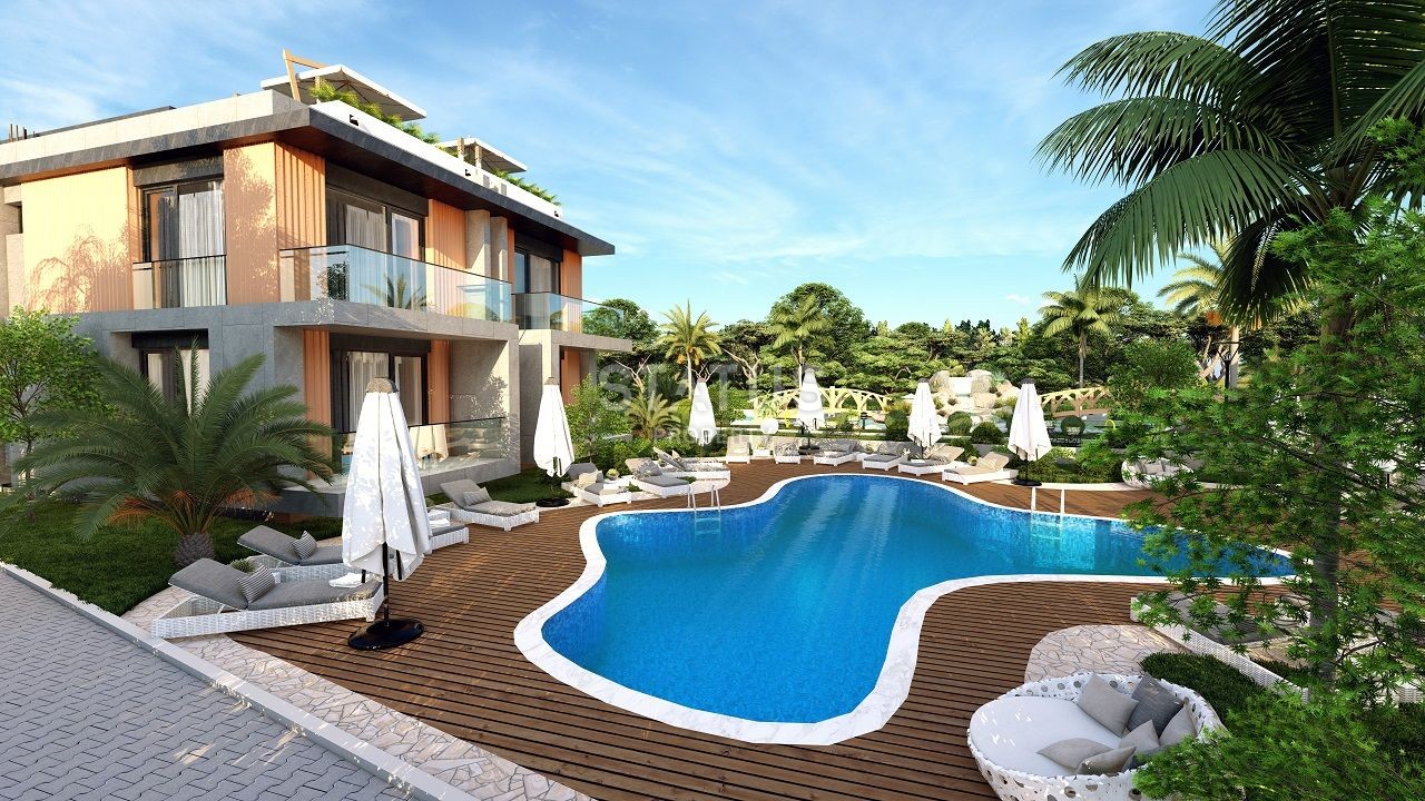 Квартира 2+1 (74 м?) с террасой на крыше в уютном комплексе в Алсанджаке фото 11