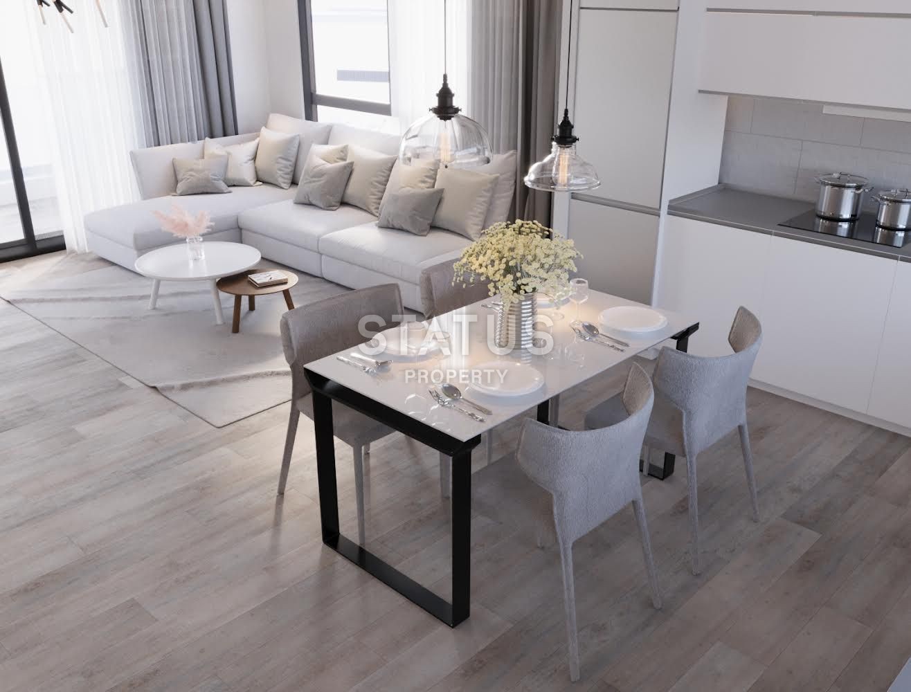 Квартира 1+1 (87 м2 ) в красивом комплексе на берегу моря фото 7