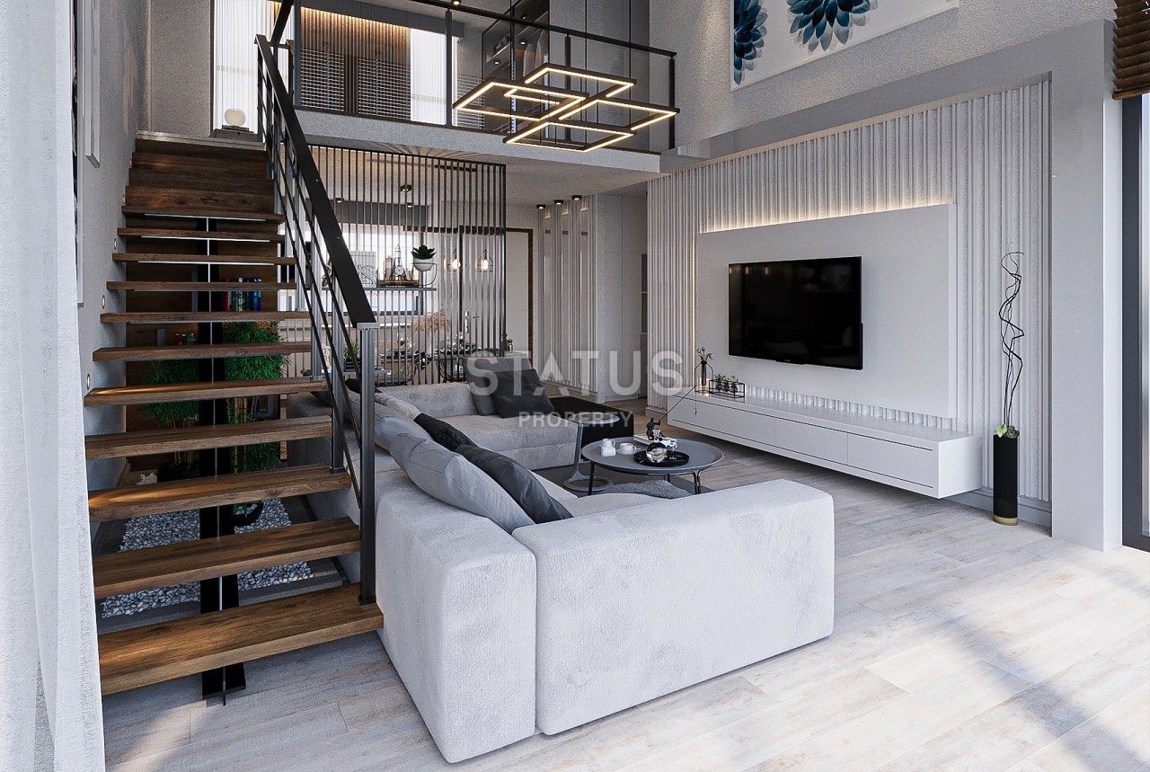 Квартира 2+1 Loft (138 м2 ) с большой террасой в красивом комплексе на берегу моря фото 16