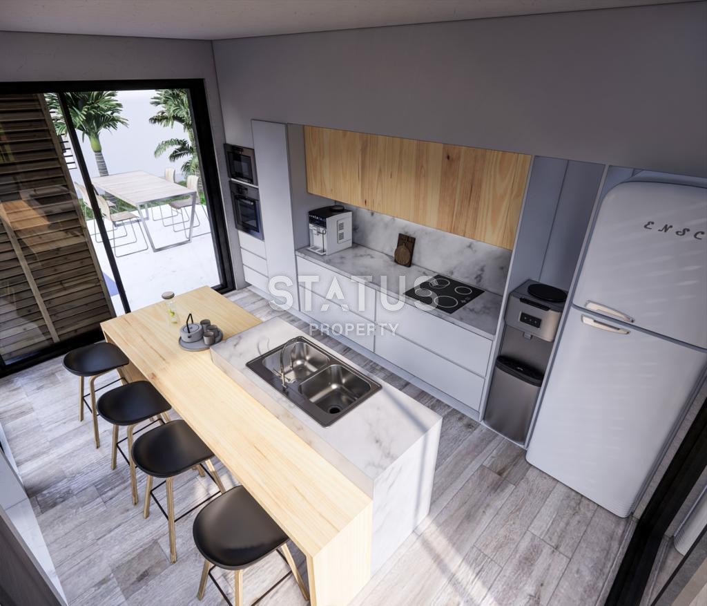 Таунхаус 2+1 (150 м?) с террасой на крыше в Каршияке фото 7