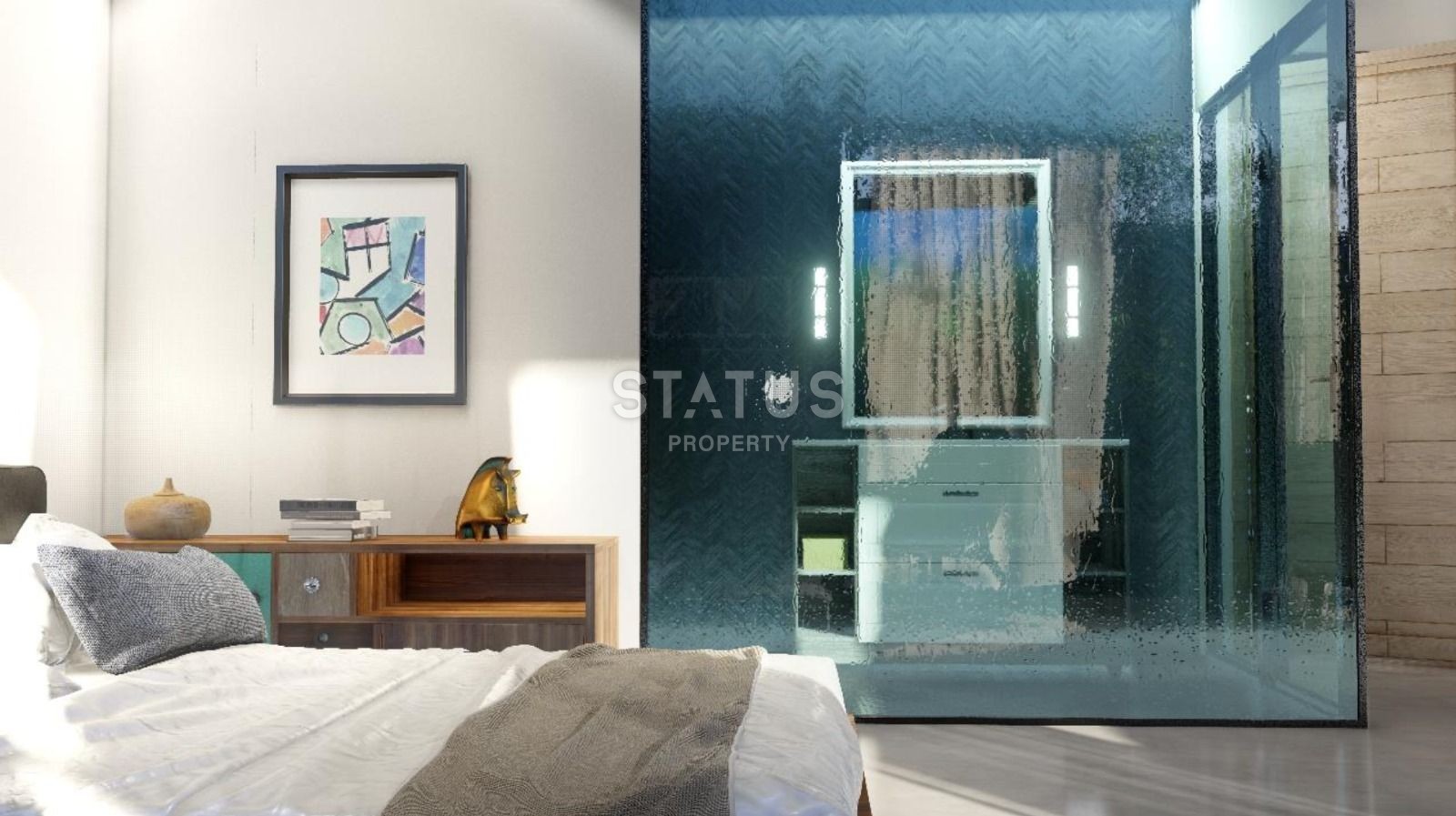 Роскошная вилла 3+1 (183 м?) с бассейном  в 100 метрах от пляжа фото 3