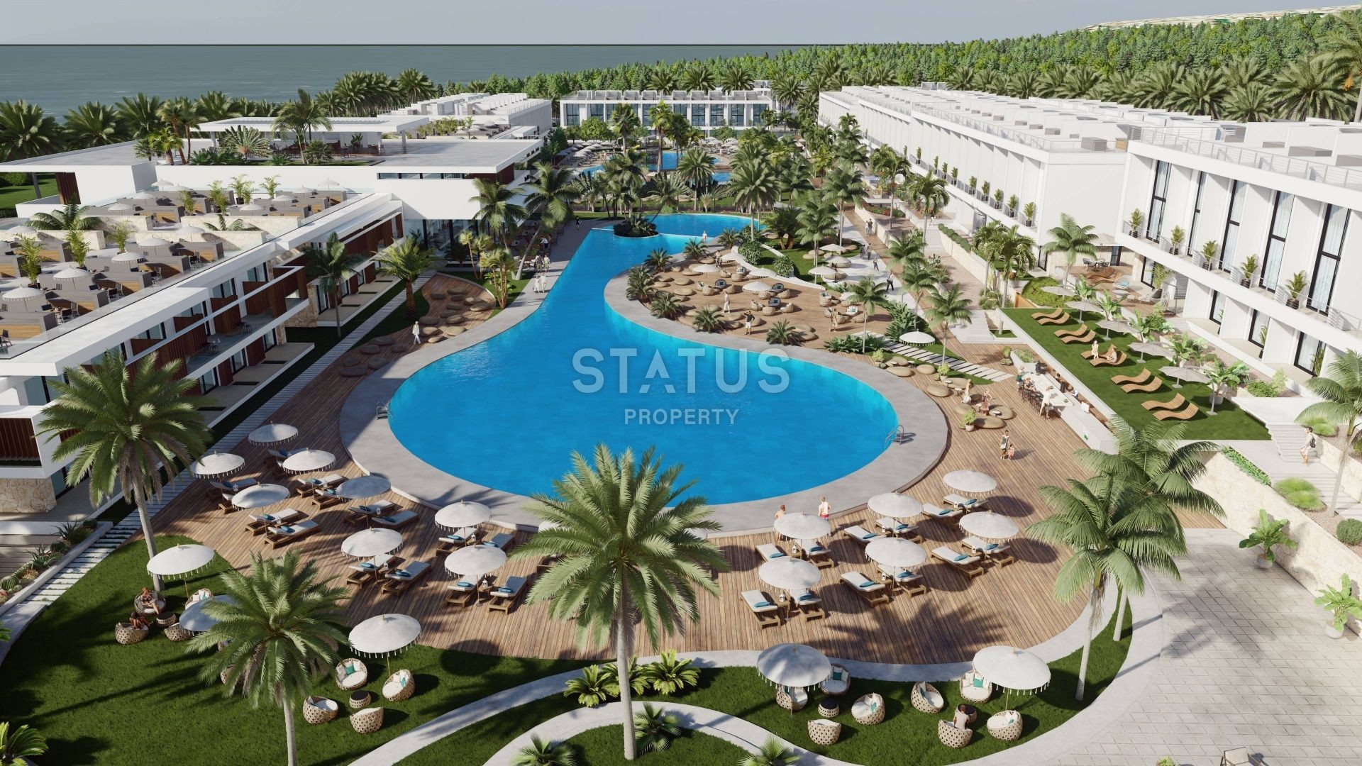 Apartment 2+1 (74 m2) with private garden in Esentepe фото 21