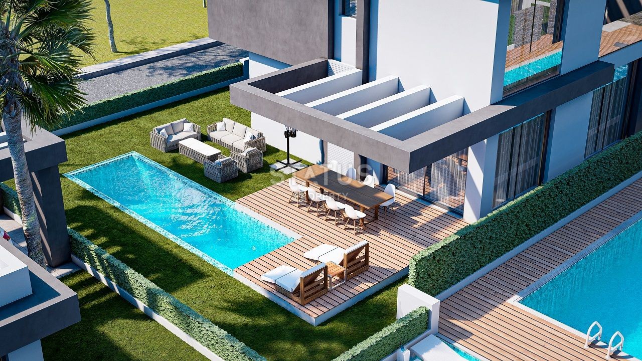 Villa 4+1 (293 m?) with its own plot of land 1 km from the sea фото 7