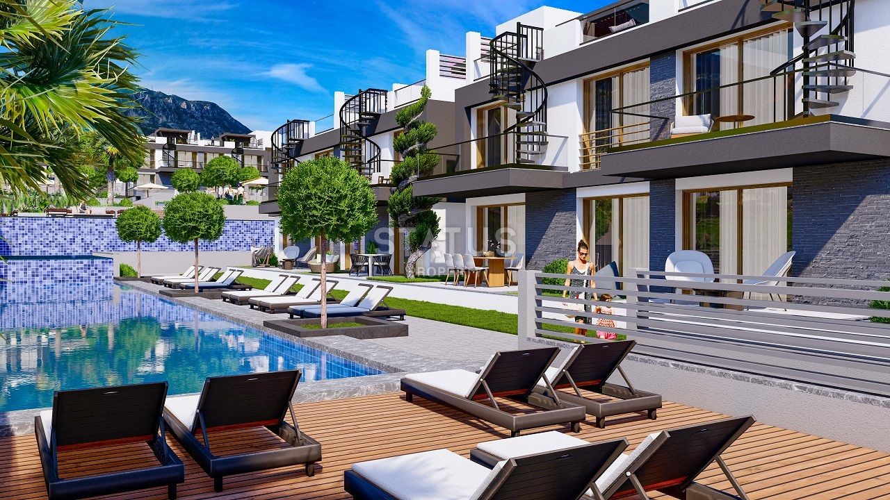 Квартира 1+1(70 м?) с собственным садом 9 м? в новом комплексе с видом на море и горы  фото 7