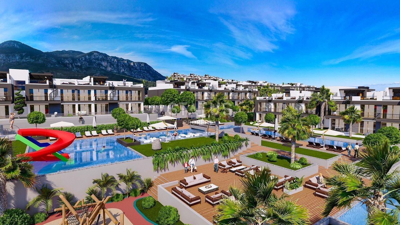 Квартира 1+1(70 м?) с собственным садом 9 м? в новом комплексе с видом на море и горы  фото 11