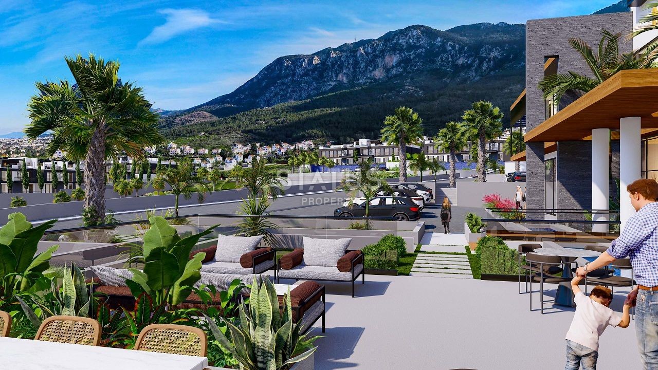 Apartment 3+1 (130 m?) with a garden in a new complex in Lapta фото 12