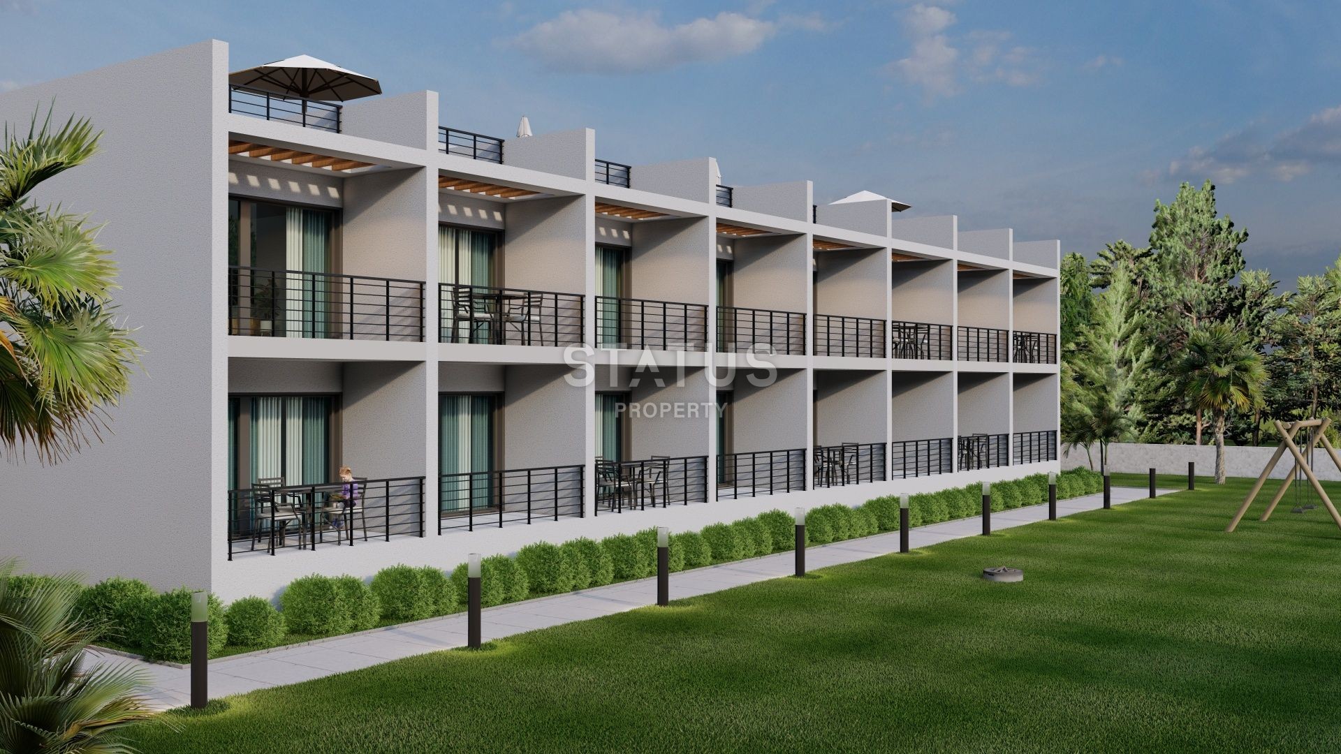 Студия 35 м2 в красивом комплексе в 500 метрах от моря фото 4