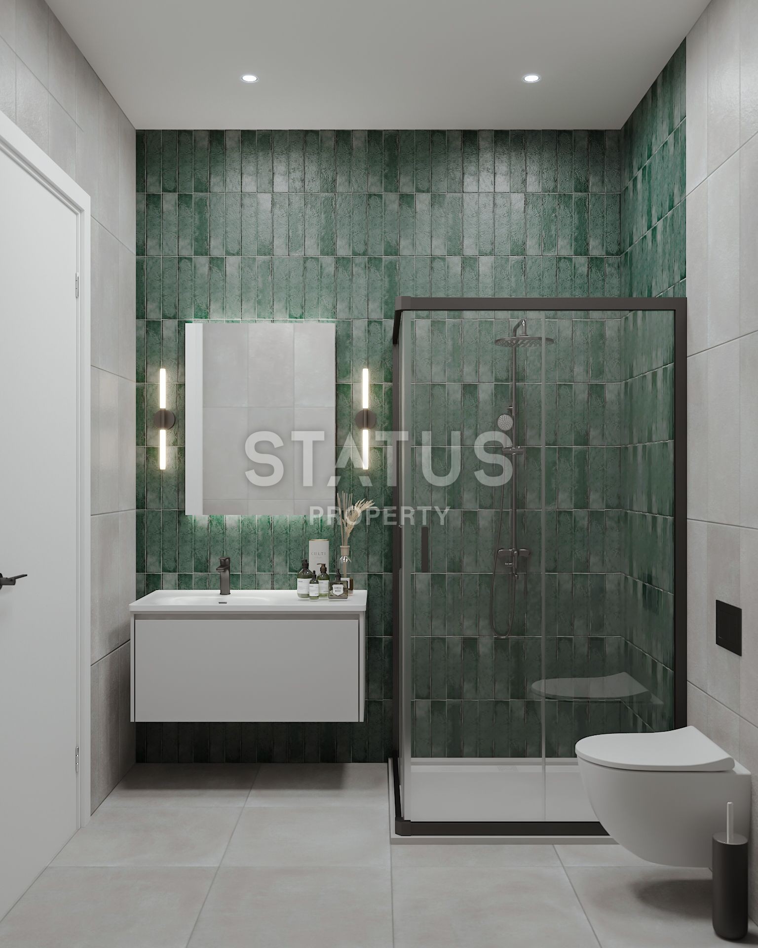 Квартира 1+1 Penthouse 60 м? с двумя террасами в Каршияке фото 16