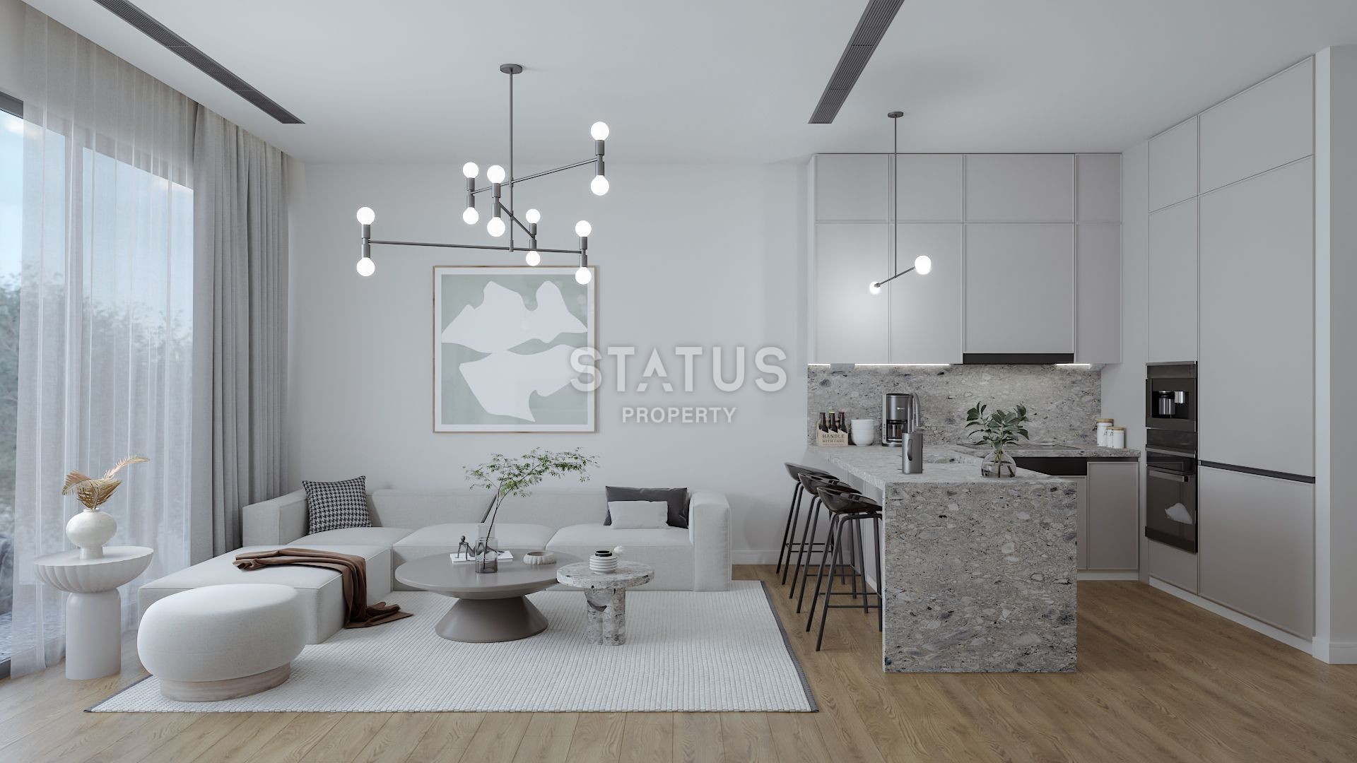 Apartment 2+1 (80 m?) with a garden of 45 m? 500 meters from the sea фото 7