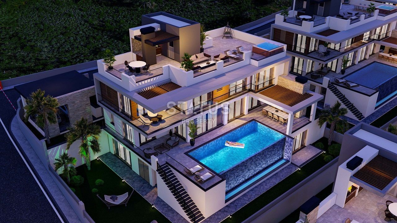 Роскошная вилла 6+2 (507 м?) с бассейном в новом комплексе в Лапте фото 15