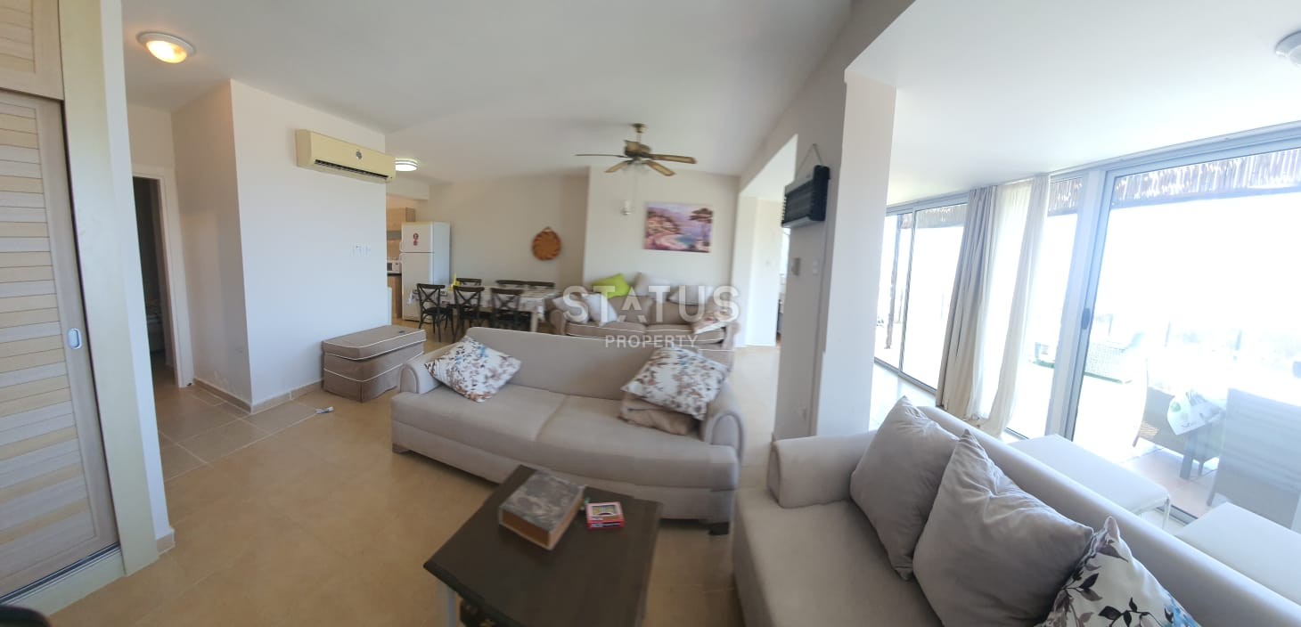 Finished duplex apartment 5+1 (150 m?) with a private pool on the first line from the sea фото 12