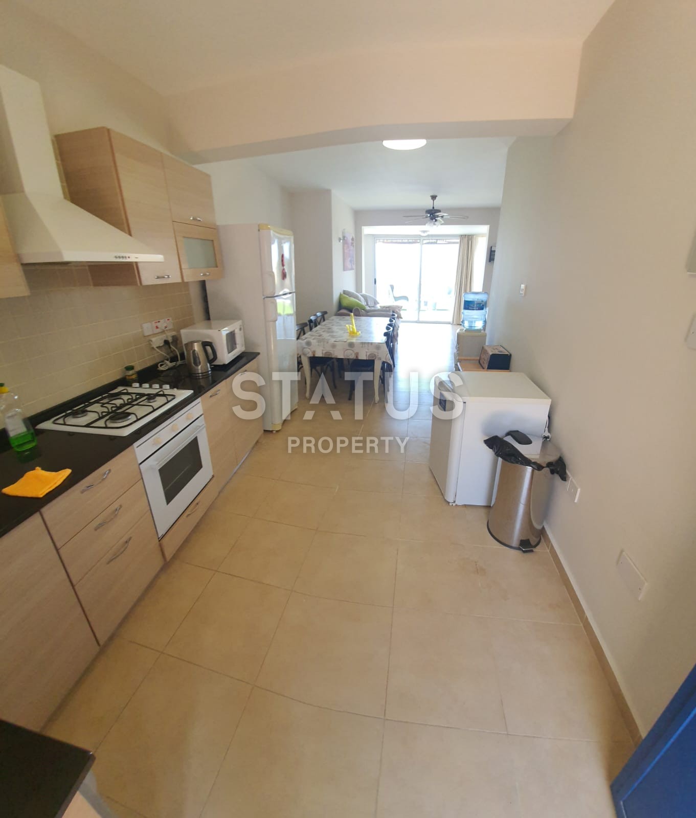 Finished duplex apartment 5+1 (150 m?) with a private pool on the first line from the sea фото 18