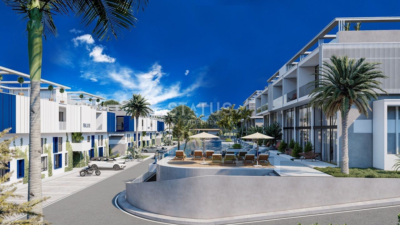 Квартира 1+1 Loft 63 м? c террасой и садом в Татлысу фото 10