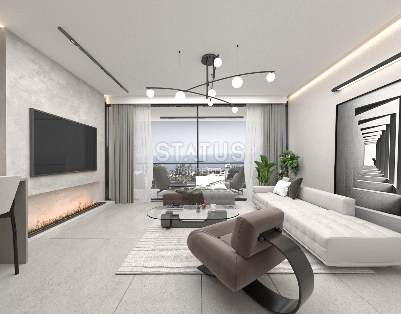 Квартира 1+1 Penthouse 48 м? c террасой  в Татлысу фото 21