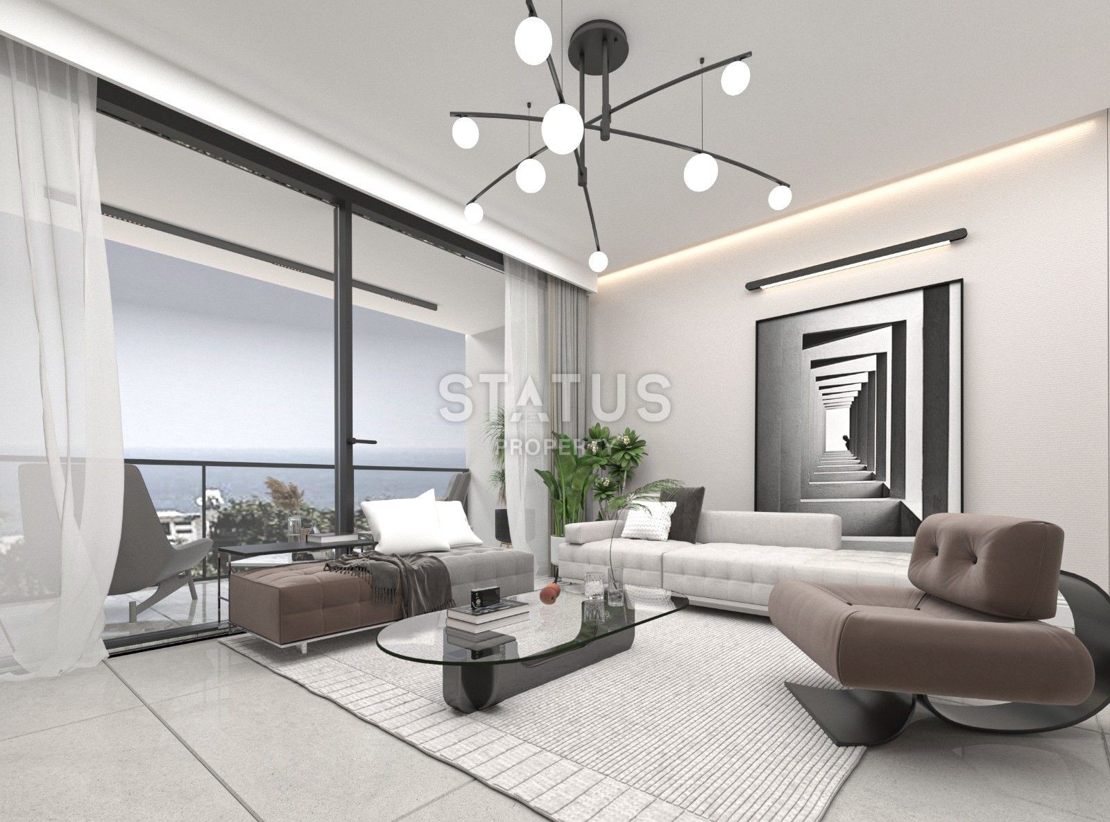 Квартира 1+1 Penthouse 48 м? c террасой  в Татлысу фото 23