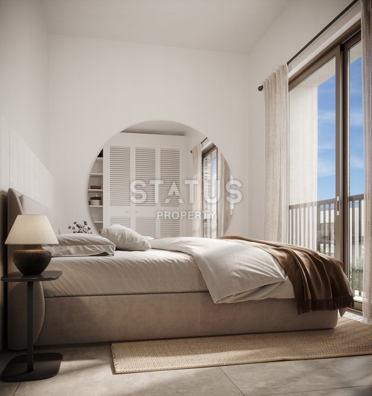 Двухкомнатная квартира 79 м? с садом 33 м? в новом комплексе в Алсанджаке фото 24