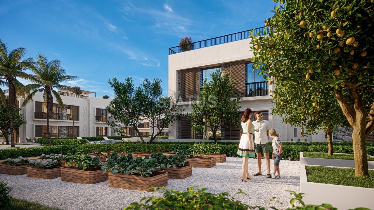 Apartment 2+1 (117 m?) with a private garden in a new complex in Alsancak фото 4