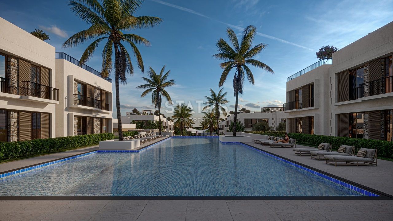 Apartment 2+1 (117 m?) with a private garden in a new complex in Alsancak фото 9