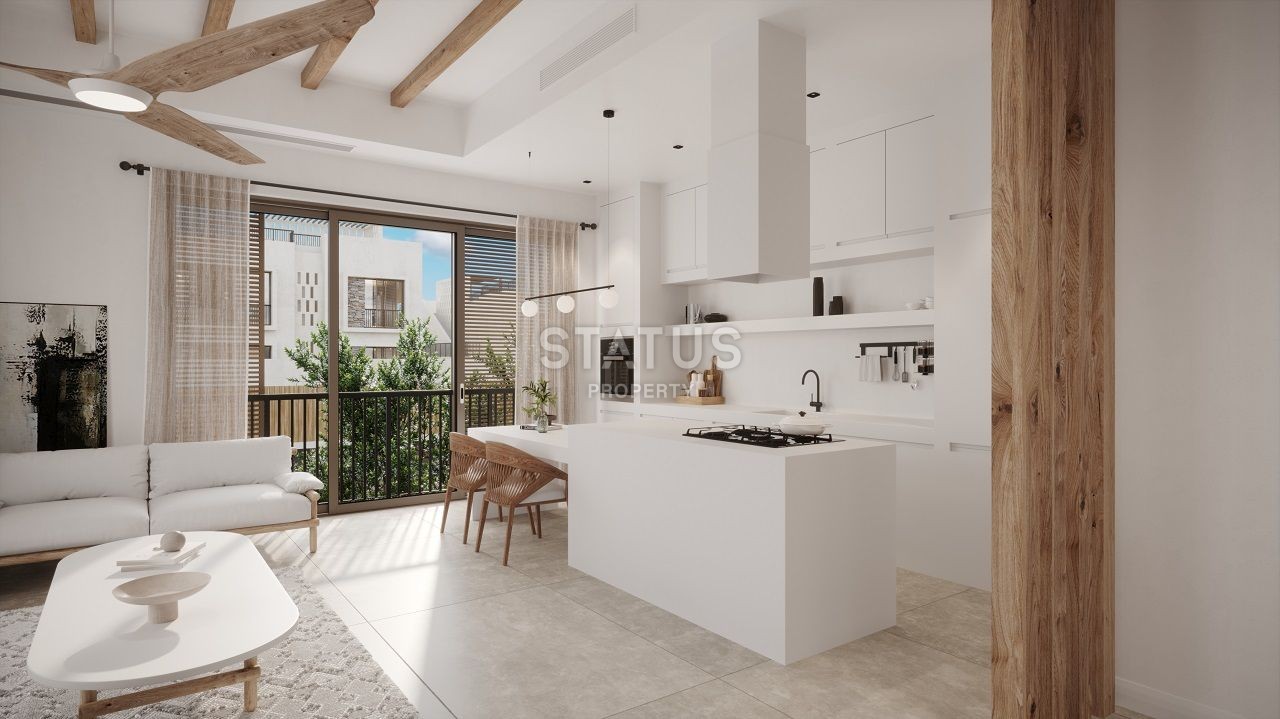 Apartment 2+1 (117 m?) with a private garden in a new complex in Alsancak фото 13