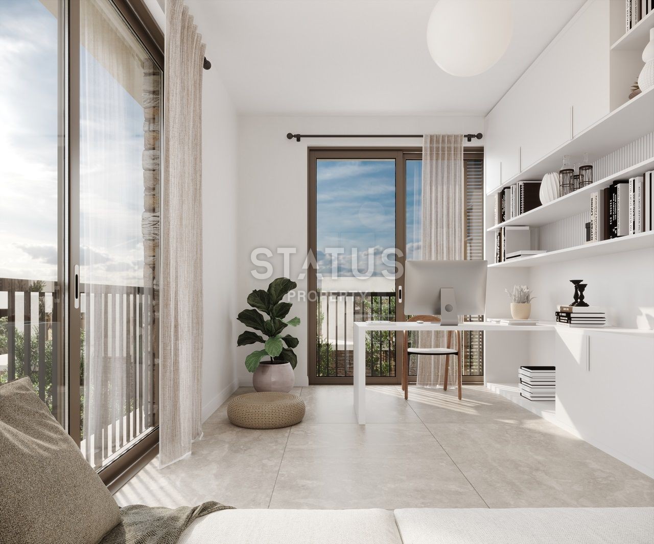 Apartment 3+1 (139 m?) with a private garden in a new complex in Alsancak фото 33