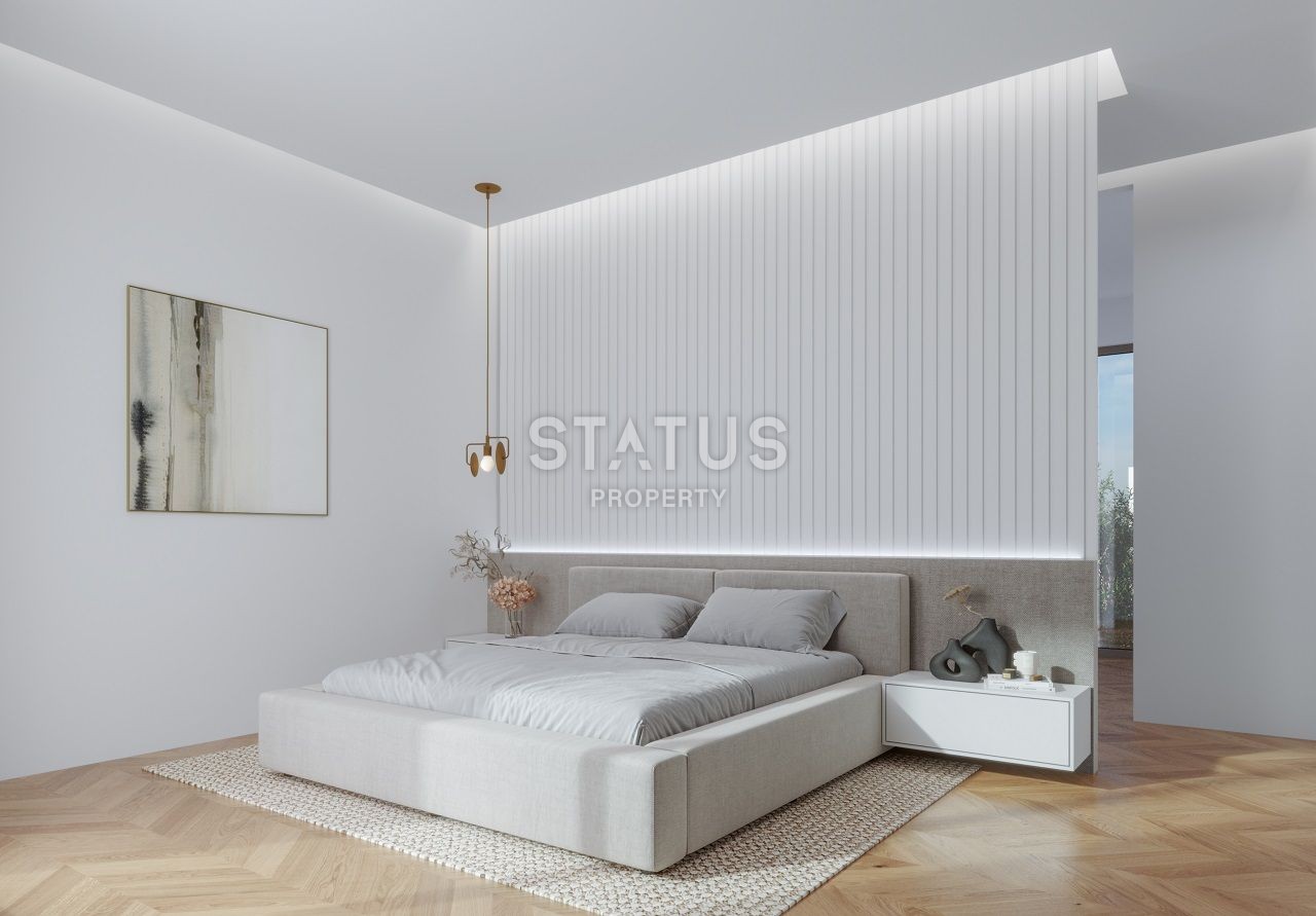 Вилла 4+1 (288 м?) с бассейном и садом в новом комплексе в Алсанджаке фото 16