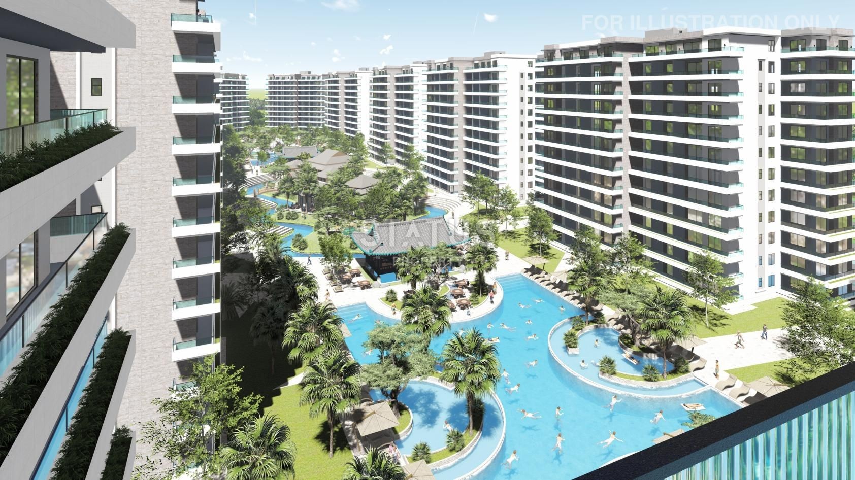 3-комнатные апартаменты 101 м?  в СПА-комплексе в 600 метрах от песчаного пляжа фото 3