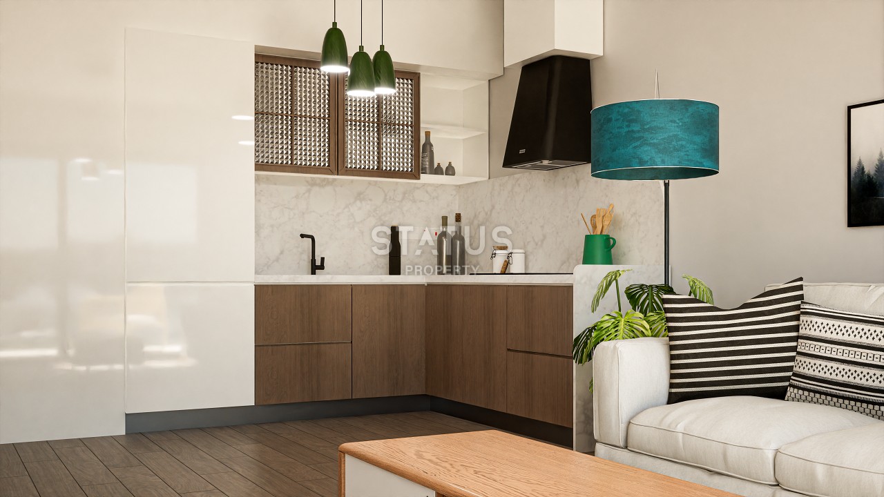 Студия 37 м? с террасой 12  м? в новом комплексе в Эсентепе фото 13